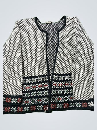 C.L.C. Women's Fair Isle Strickjacke