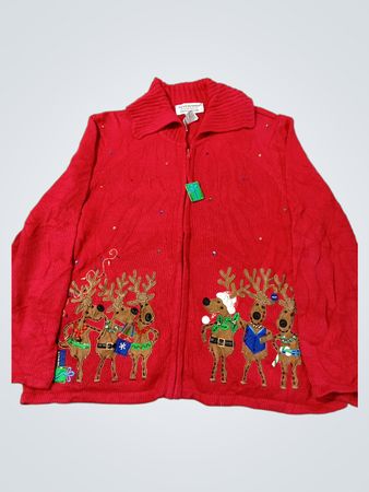 Tiara International Weihnachtskollektion Rentier-Cardigan