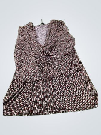 Daisy Fuentes bedrucktes Mini-Kleid