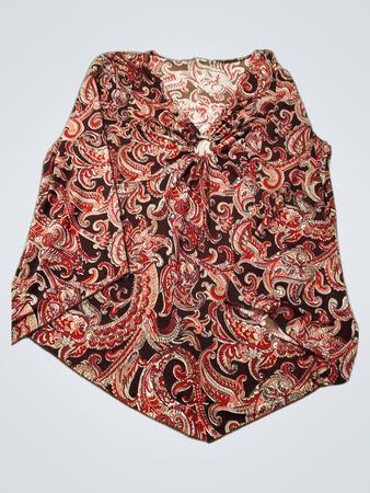 Degas Paisley Druck Bluse