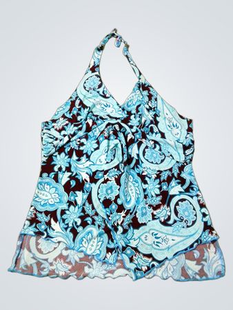 Paisley Neckholder-Oberteil