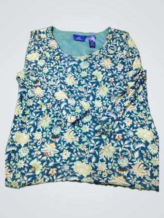 j.h. collectibles Langarm-Oberteil mit Blumenmuster