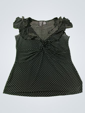 Suzie in the City Petite Polka Dot Blouse