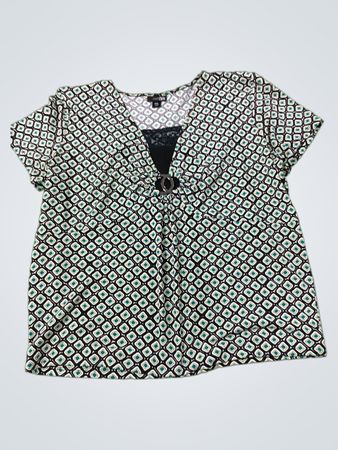 east 5th Petite Geometric Print Top