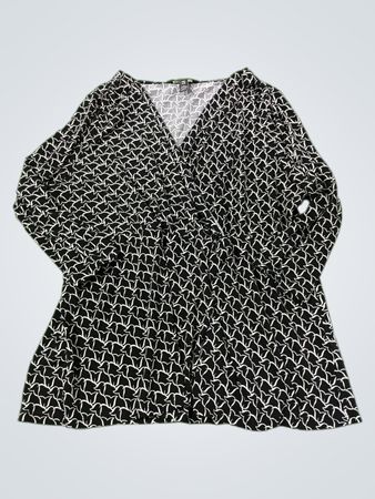 George Damenbluse mit Langarm und Print