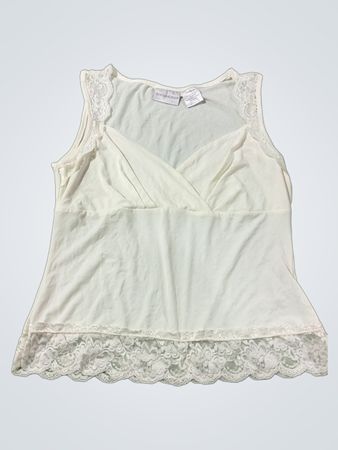 Worthington Spitzen-Trim-Tanktop
