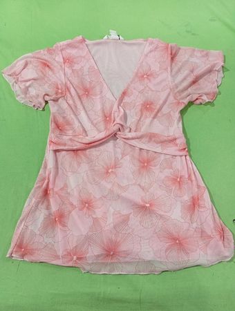 H&M Floral Mesh Top