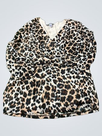 Nine West Langärmeliges Oberteil mit Leopardenmuster