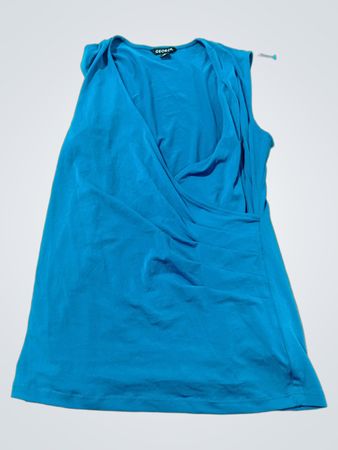 George Blue ärmelloses gerafftes Kleid
