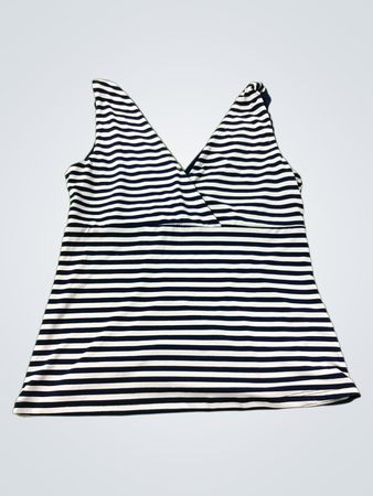 B. Moss gestreiftes Tanktop
