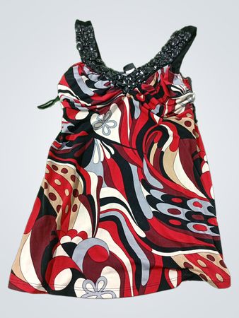 Vanity Damen Mini-Kleid mit Grafikdruck