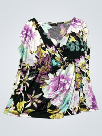 Wickel-Oberteil mit Blumenmuster