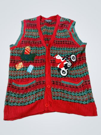 33Degrees Herren Ugly Christmas Sweater Weste