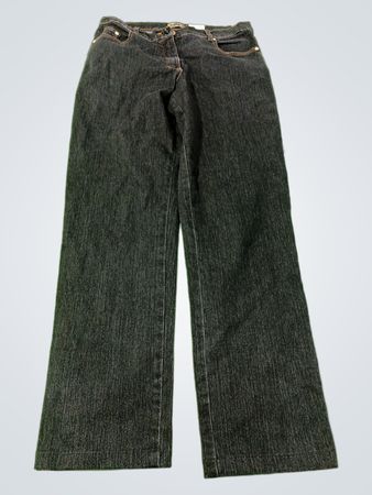 Baci & Baci Damen Dunkelblaue Denim-Jeans