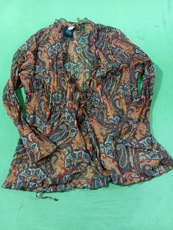 studio 1940 Paisley Print Bluse