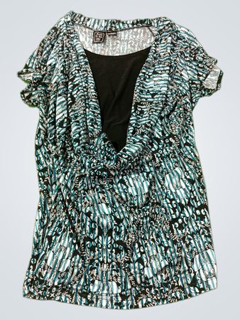 Suzie in the City Damenbluse mit Druck