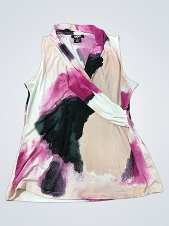 DKNY ärmelloses Top mit abstraktem Muster