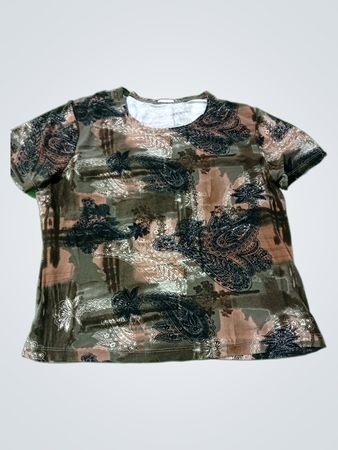 Paisley-Print-T-Shirt