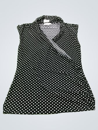 CHAUS New York Top ohne Ärmel mit Polka-Dots