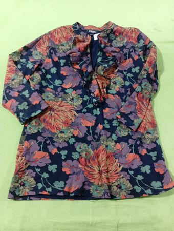 Chaps Blumen-Longsleeve-Oberteil