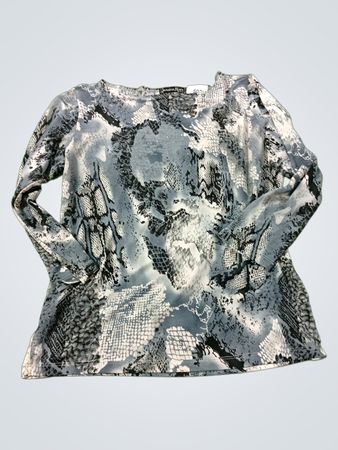Jessica Max U.S.A. M Schlangenprint Langarmshirt