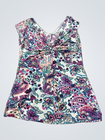 ANNALEE + HOPE Paisley-Print V-Ausschnitt-Top