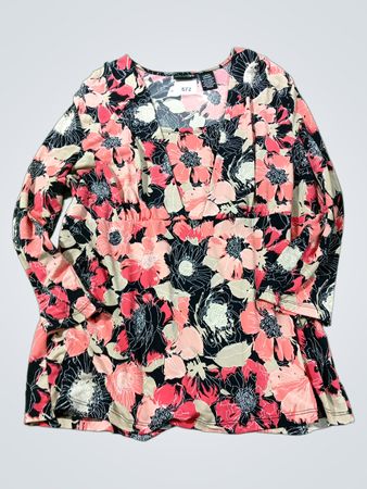 East 5th Floraler Druck Langarmtop