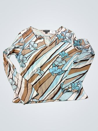 Classiques Entier Damen Langarm-Oberteil mit floralem Druck