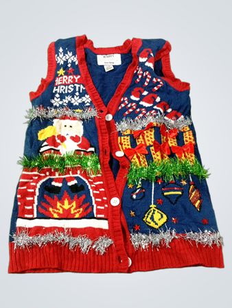 Frohe Feiertage hässliche Weihnachts-Pullunderweste