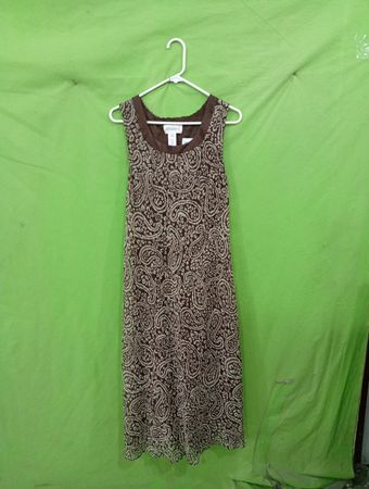 STUDIO I Paisley-Print ärmelloses Kleid