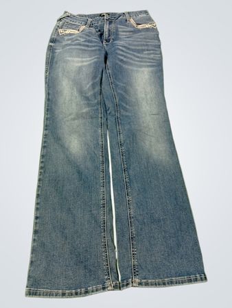 FLAMINGALS Damen Jeans mit Bootcut-Schnitt