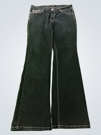 Damen-Fit-and-Flare-Jeans