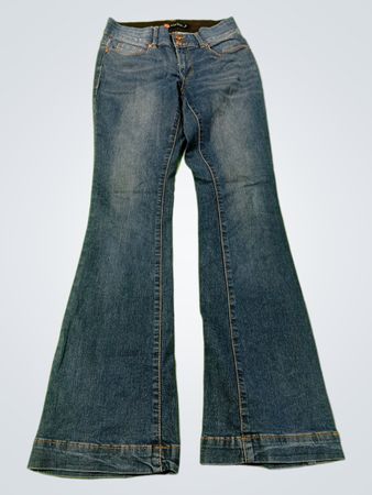 Indigo Poppy Damen Flared-Jeans