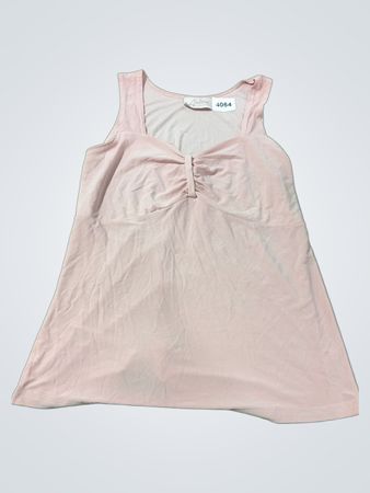 Artex Fashions Pink gerafftes Tanktop