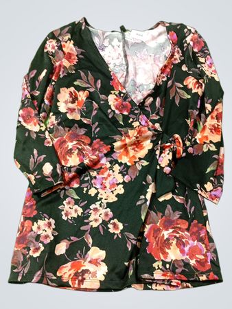 Zoey & Leila Wickelkleid mit Blumenmuster