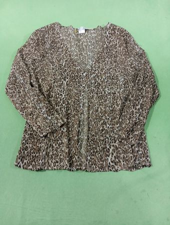 ALI MAKALI Leopard-Print-Bluse