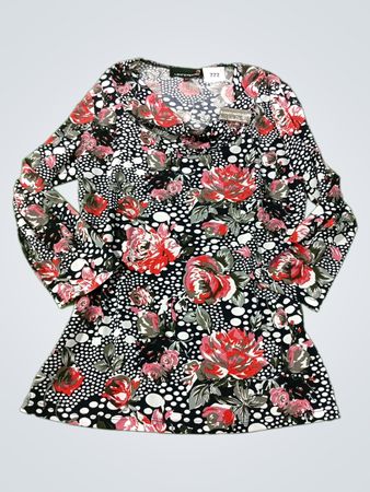 Laura Petites Floral Print Blouse