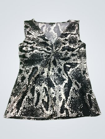 Nine West Ärmelloses Top mit Schlangenprint
