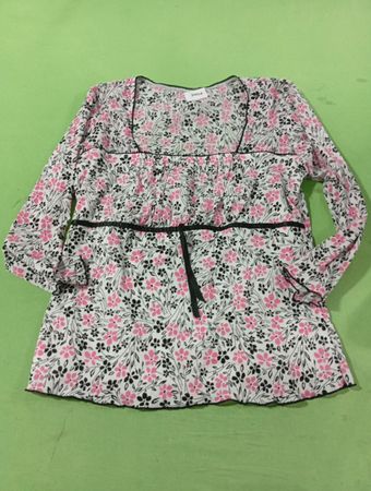 Bluse mit Blumenmuster