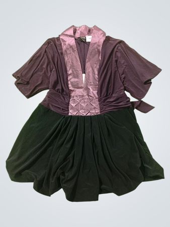 GNW. Damenkleid lila und schwarz