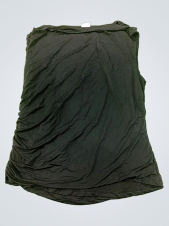 Abercrombie & Fitch Schwarzes gerafftes Tanktop