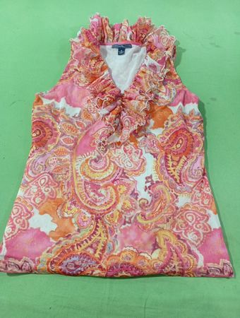 American Living Paisley Rüschentop