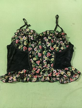 Floraler Korsett-Top
