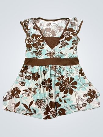 Mädchen Tunika mit Blumenmuster und Schleife