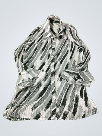 Essentials by Milano Women's Faltenbluse