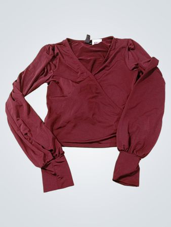 Windsor Burgundy Langarm-Wickeloberteil