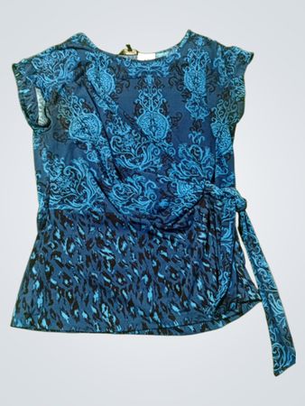 George Blue bedrucktes Tunika-Oberteil