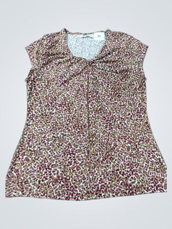 Liz Claiborne Petite Oberteil mit Animal-Print