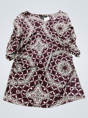 ALFANI Damen Top mit geometrischem Muster