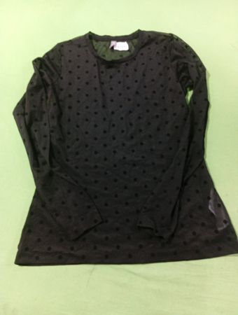 Culture Black Polka Dot Langarmoberteil